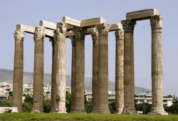 Как выглядели греческие колонны