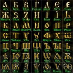 Как выглядела первая славянская азбука