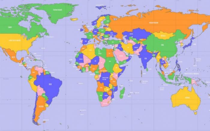 Как границы государств наносят на географические карты