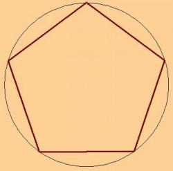 Как нарисовать правильный пятиугольник