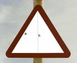 Как по высоте в равностороннем треугольнике найти его площадь