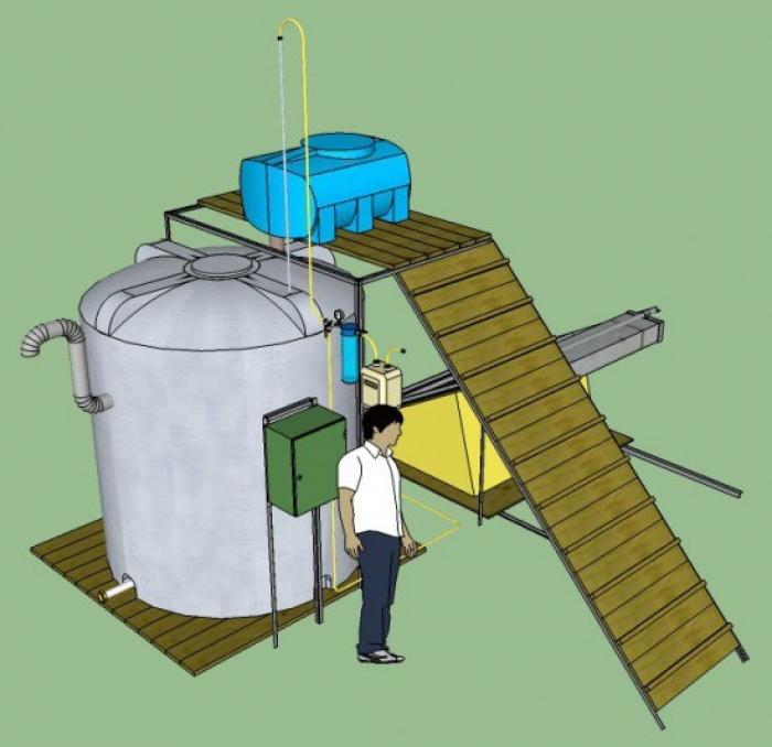 Как сделать биогазовую установку